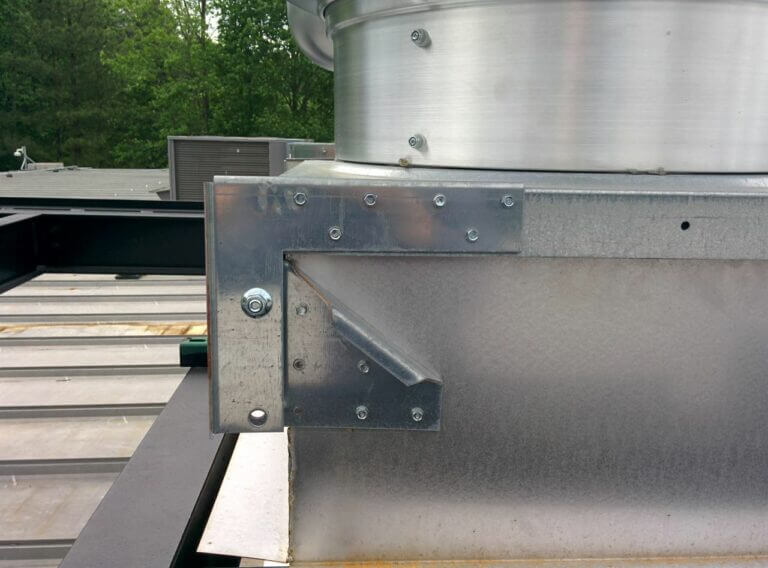exhaust hinge installation